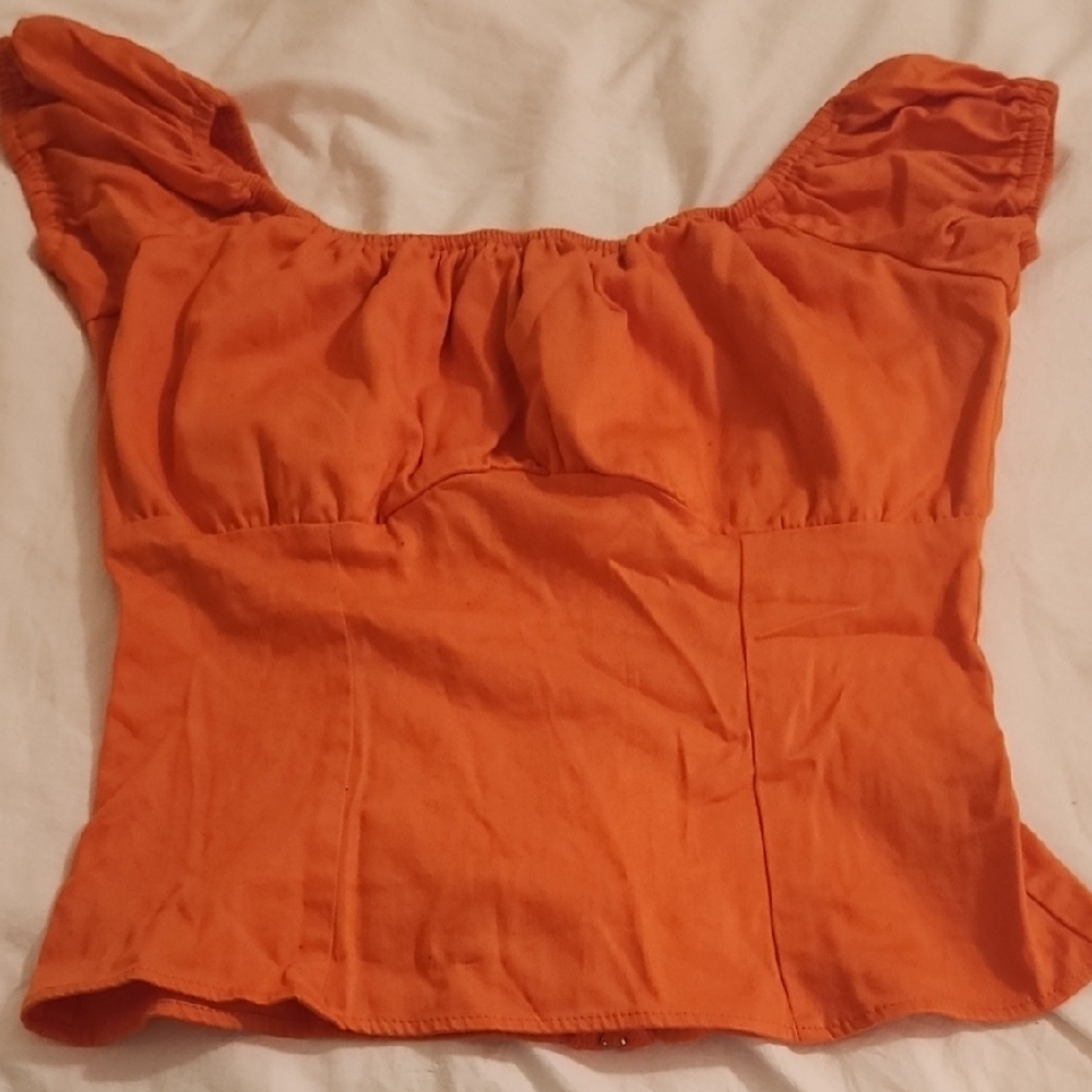 Orange Women's Top